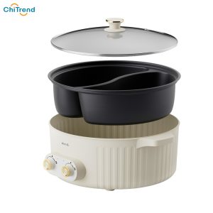 Nồi lẩu điện 2 ngăn Deerma DG50W 6L