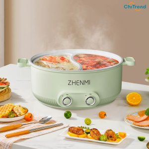 Nồi lẩu điện 2 ngăn Zhenmi ZM-4002A 6L