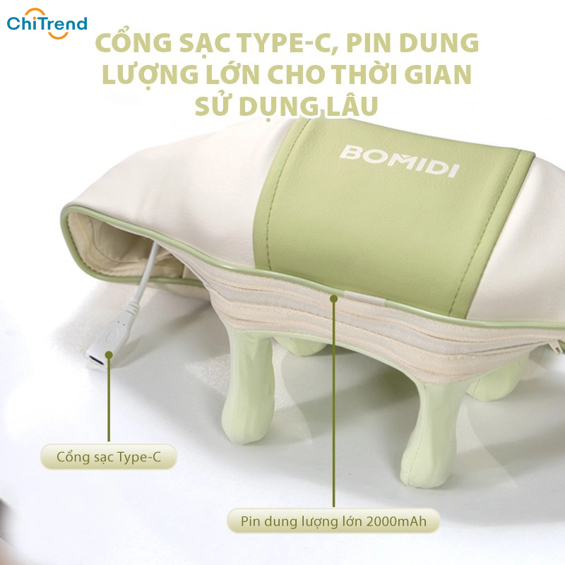 Đai massage cổ vai gáy BOMIDI MP2 Lite