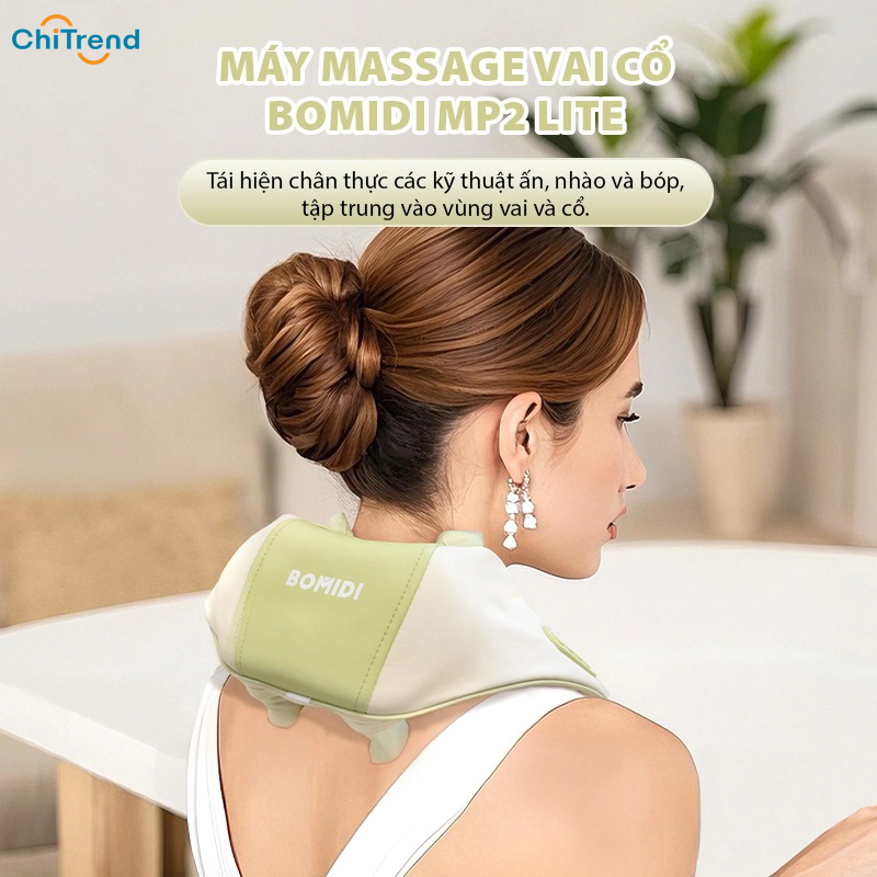 Đai massage cổ vai gáy BOMIDI MP2 Lite