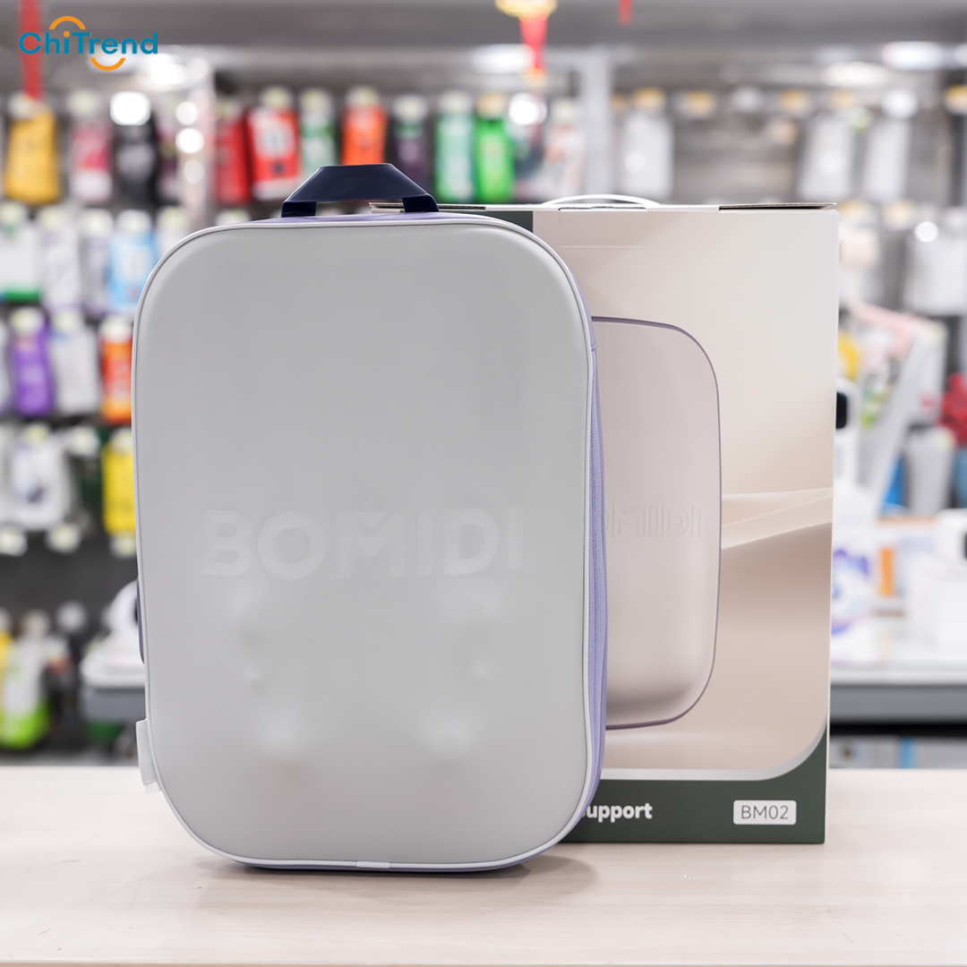 Máy massage lưng BOMIDI BM02 da PU chính hãng