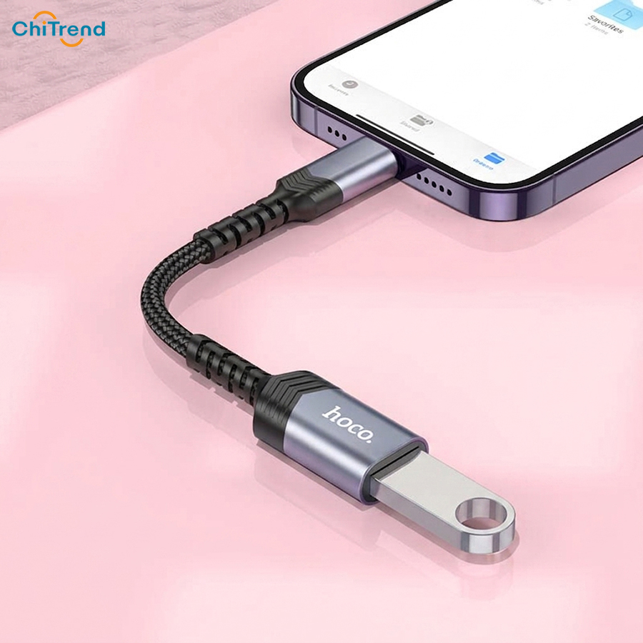 Adapter chuyển đổi Hoco UA24 (Type C, Lightning)