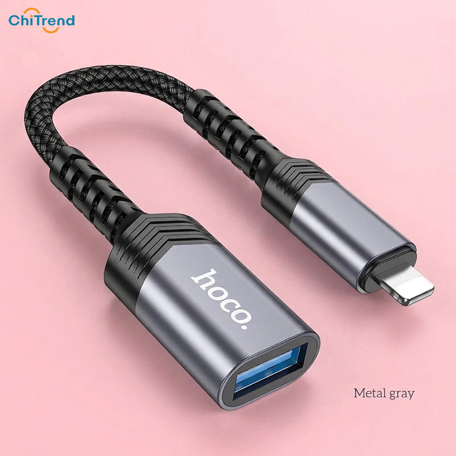 Adapter chuyển đổi Hoco UA24 (Type C, Lightning)