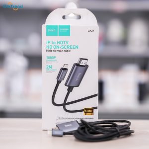Cáp chuyển đổi Lightning, Type-C to HDMI 4K Hoco UA27 2m