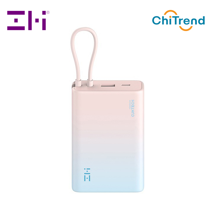 Pin sạc dự phòng 10000mAh ZMI P17 22.5W có cáp USB-C