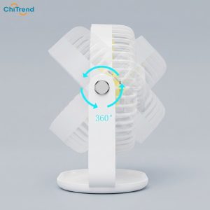 Quạt để bàn tích hợp đèn LED Hoco F14