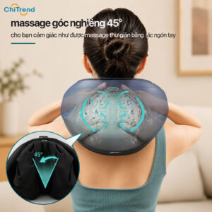 Đai massage cổ vai gáy Philips PPM3521 - Chườm nóng 42˚C