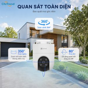 Camera IP ngoài trời EZVIZ H8C 1080P quan sát toàn diện 360 độ