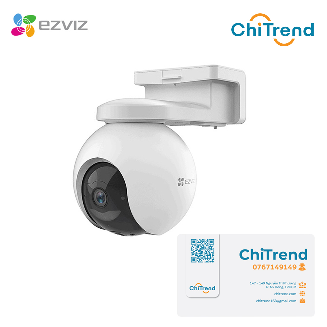 Camera IP ngoài trời dùng pin 2K 3MP EZVIZ EB8 4G chính hãng