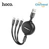 Cáp sạc 3 in 1 Hoco X75 1m Lightning, Type-C, Micro USB