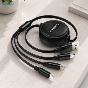 Cáp sạc 3 in 1 Hoco X75 1m Lightning, Type-C, Micro USB