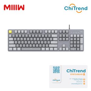 Bàn phím cơ MIIIW G06 Blue Switch - LED trắng 6 hiệu ứng