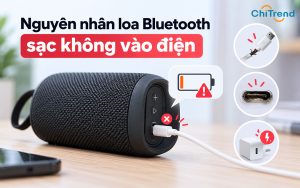 Cách xử lý khi loa Bluetooth sạc không vào điện