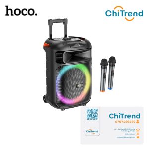 Loa karaoke Bluetooth RGB Hoco HA5 60W GIÁ RẺ