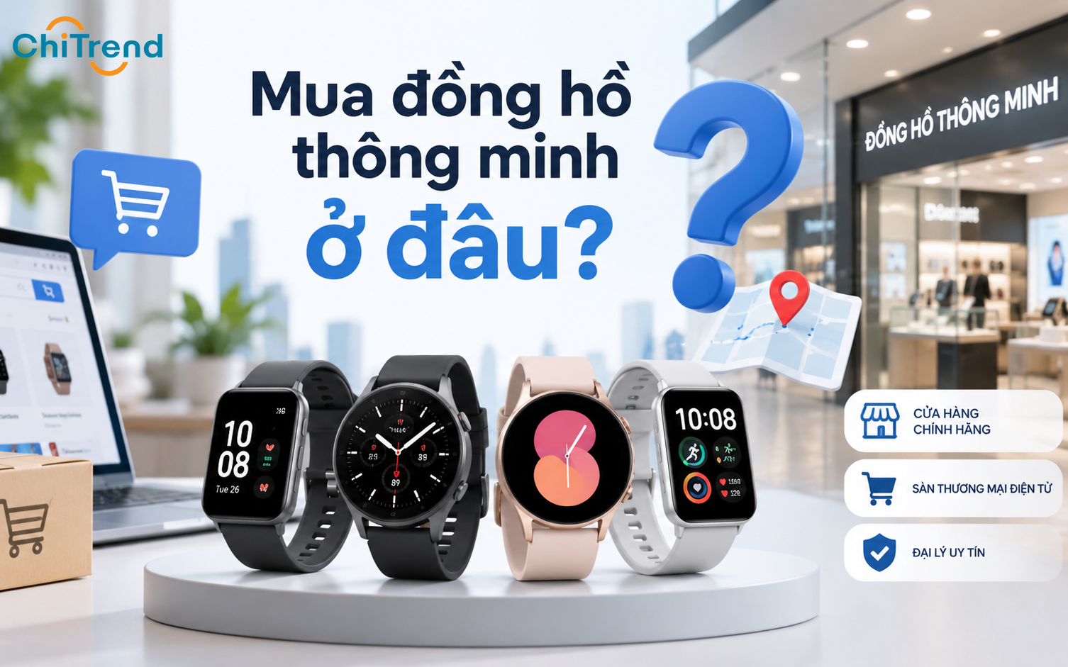 Mua đồng hồ thông minh ở đâu uy tín, giá rẻ HCM