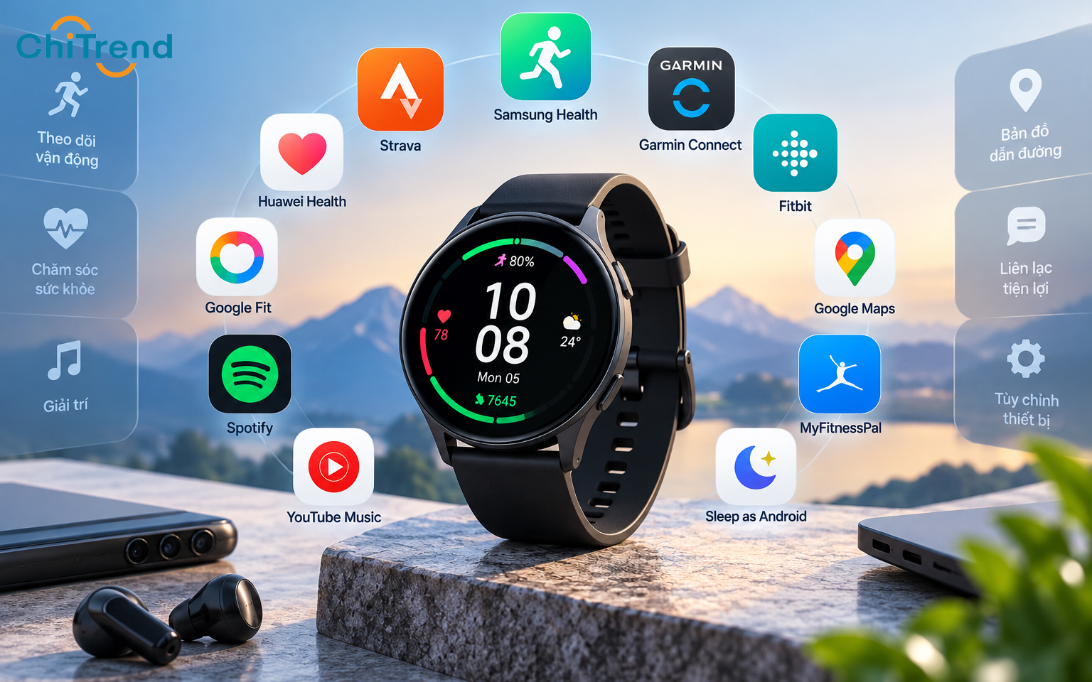 Tổng hợp top app đồng hồ thông minh cần thiết cho người dùng smart watch