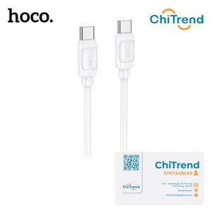 Cáp sạc nhanh Type-C to Type-C Hoco X115 60W chính hãng
