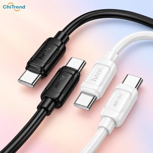 Cáp sạc nhanh Hoco X115 sử dụng chất liệu vỏ PVC mềm, dễ uốn cong