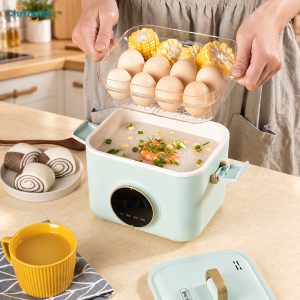 Nồi lẩu điện đa năng PETRUS PE2360 đi kèm xửng hấp
