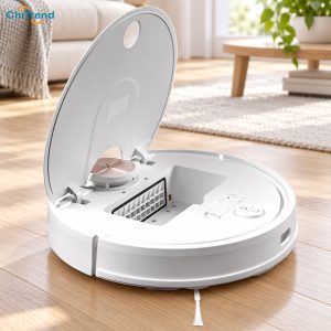 Robot hút bụi lau nhà Viomi SE sở hữu thiết kế hộp chứa bụi và nước tích hợp