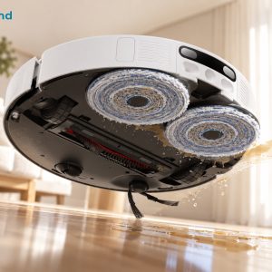 Robot hút bụi lau nhà Xiaomi Mijia 5C OV42CN - tự dọn bụi, giặt sấy khăn giá rẻ