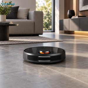 Robot hút bụi lau nhà Xiaomi Mijia Vacuum Mop P được thiết kế gọn gàng để dễ di chuyển trong nhà